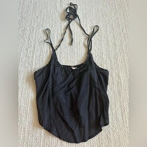 Free People Studded Black Tank Top Size Small